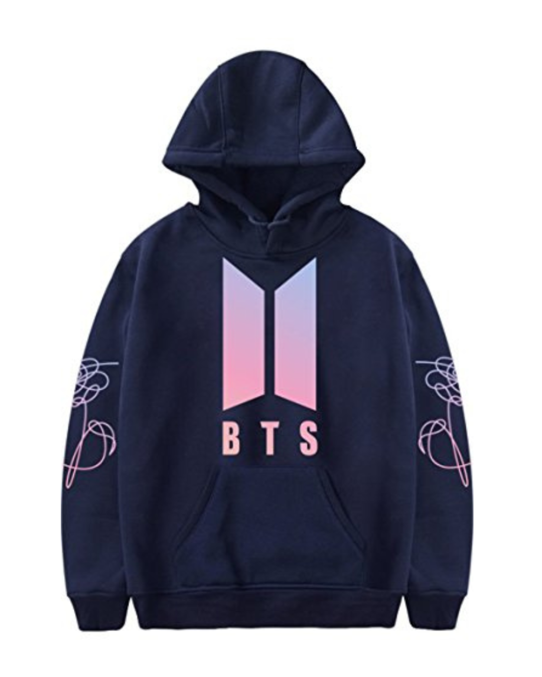 Polera Morada Con Capucha BTS