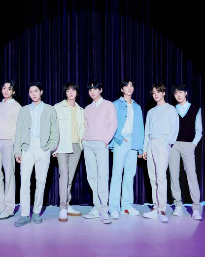 Polera Morada Con Capucha BTS