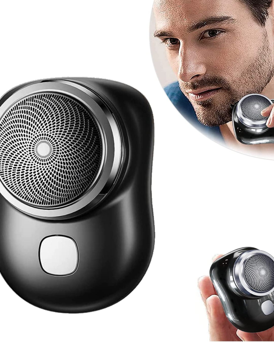 Afeitadora Eléctrica Portátil 360° Precisión, Potencia y Comodidad