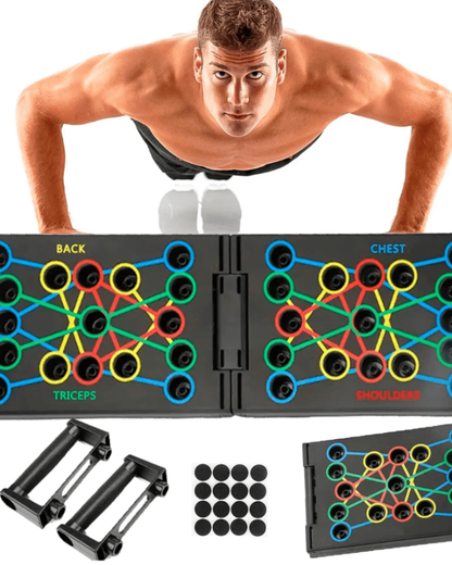Tablero de Flexiones y Abdominales Multifuncional