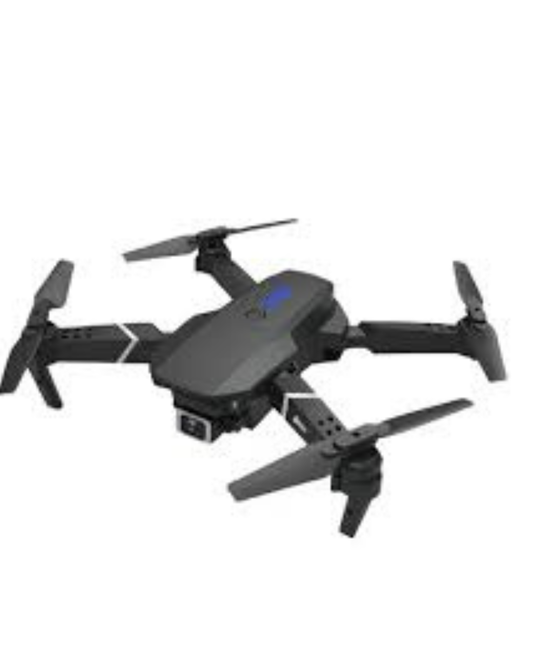 Drone Plegable E88 Pro Negro Cámara 4K Dual Conexión WiFi Control Remoto